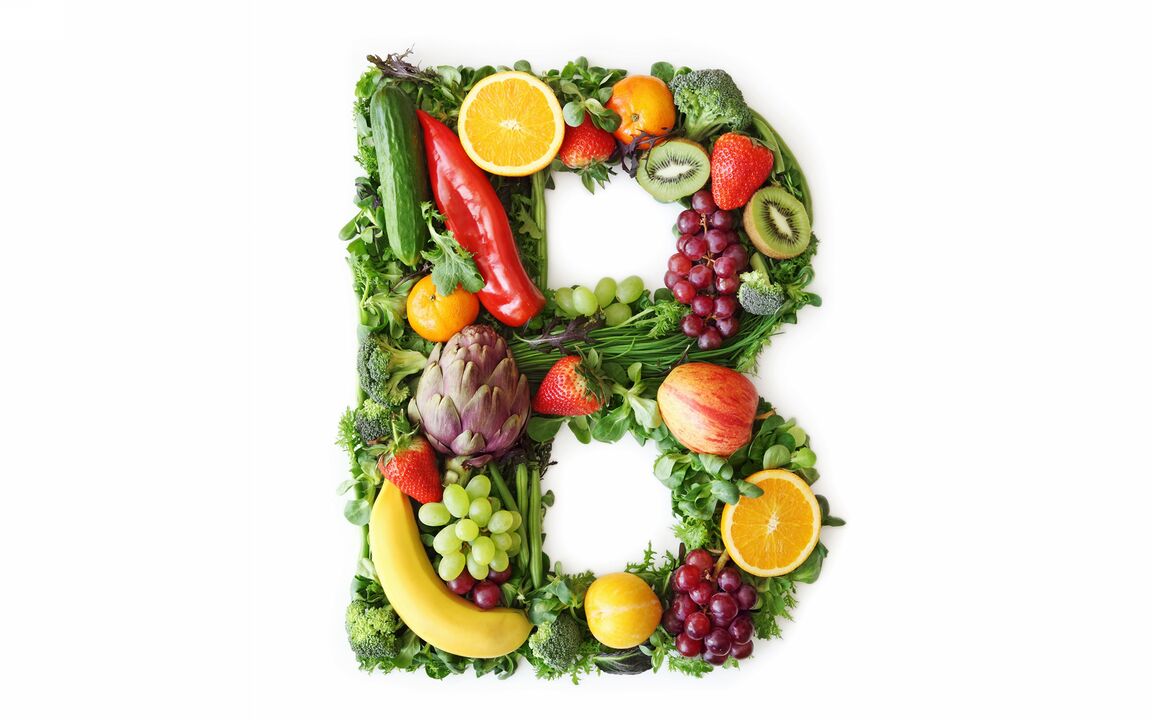 Vitamine del gruppo B negli alimenti per l'osteocondrosi lombare